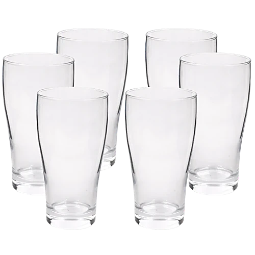 Sanjeev Kapoor - Tropical Beer Glass Set Of 6 Pcs 620Ml With Gift Box
