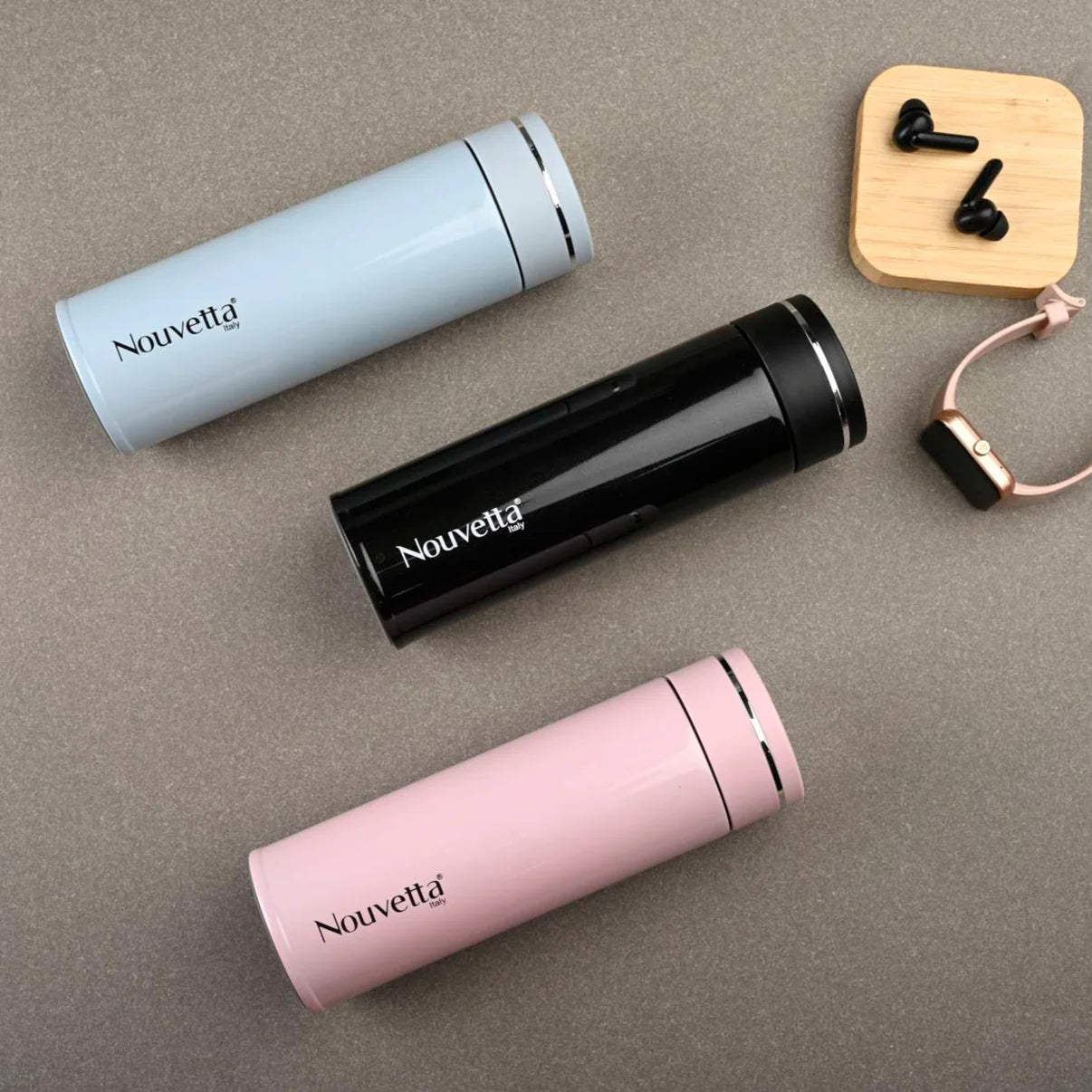 Nouvetta - Sweetie Double Wall Bottle 450 Ml - Black