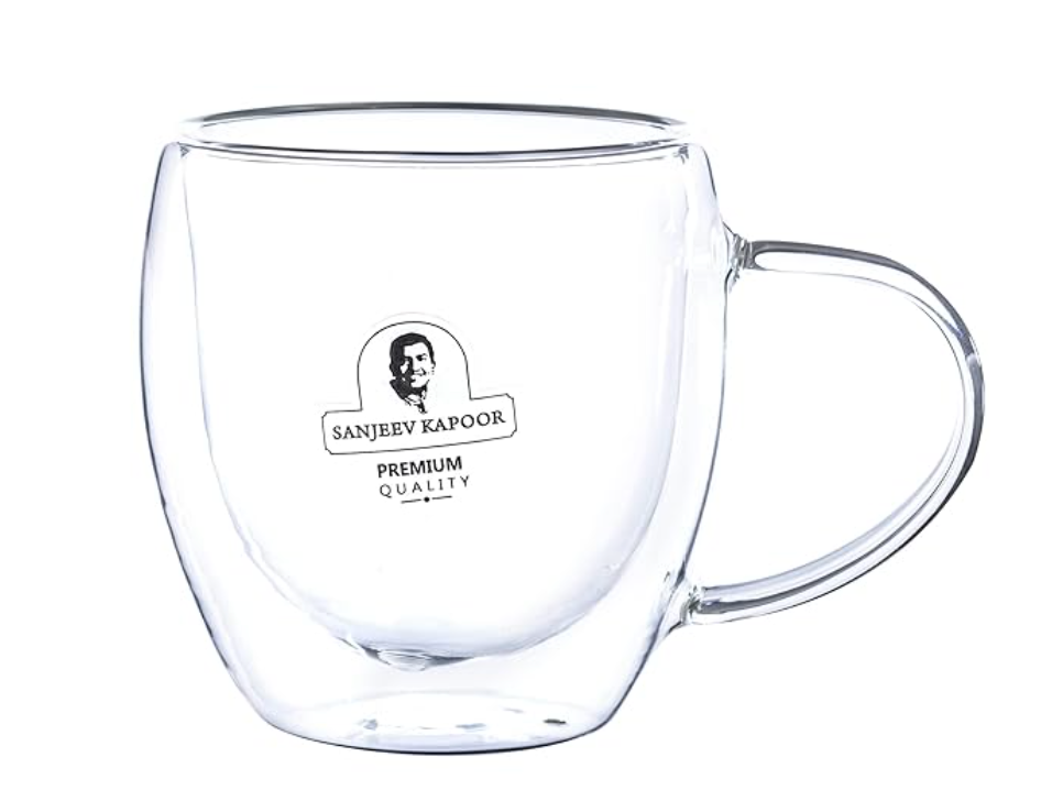 Sanjeev Kapoor - Queenstown Double Wall Cup Set Of 2 Pcs 250 Ml- With Gift Box