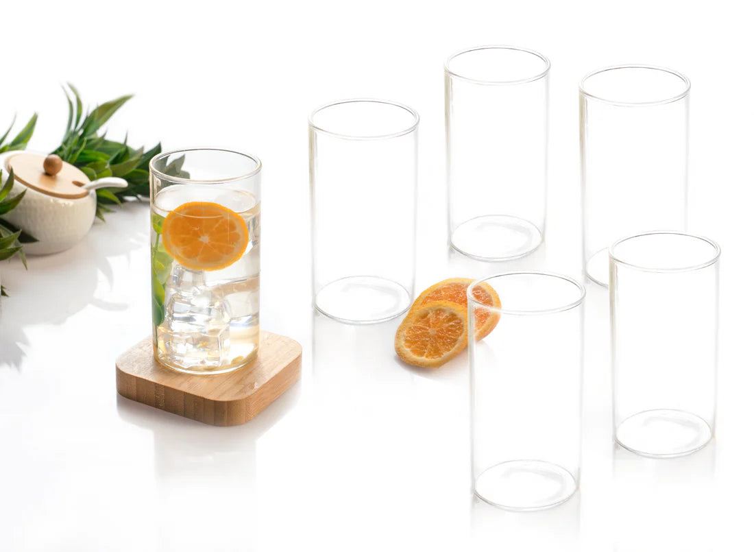 Sanjeev Kapoor - Treviso Glass Set Of 6 Pcs 330Ml- With Gift Box