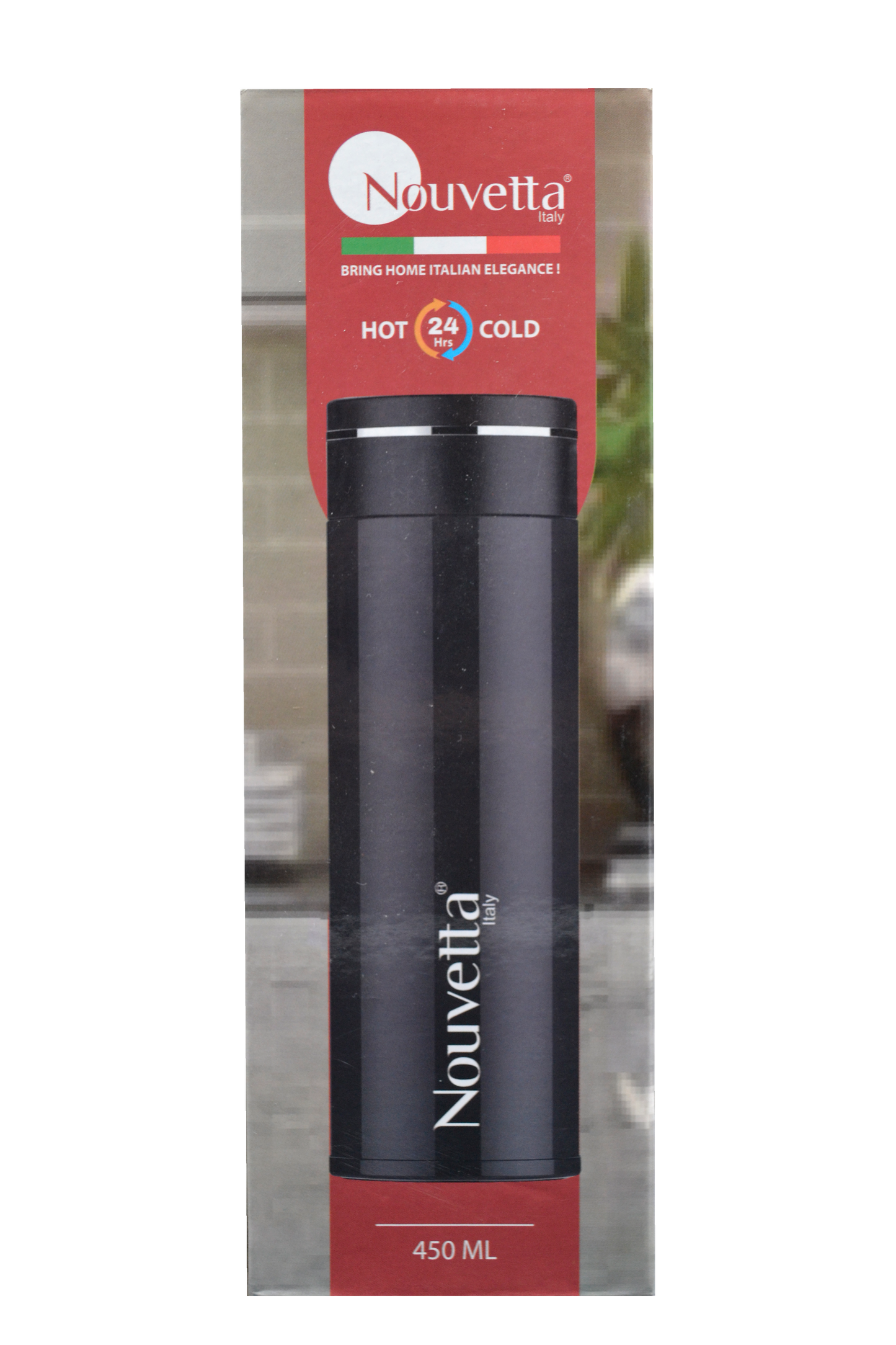 Nouvetta - Sweetie Double Wall Bottle 450 Ml - Black