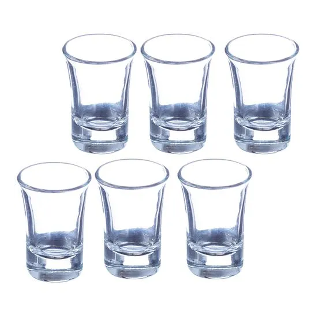 Soogo - Vogue Shot Glass Set Of 6 Pcs 60Ml- With Color Box