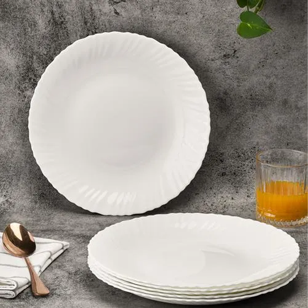 Sanjeev Kapoor - White Dinner Plate 10.5"