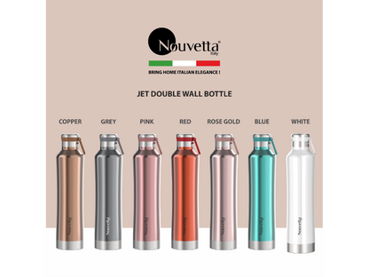 Nouvetta - Jet Double Wall Bottle 1000 Ml - White