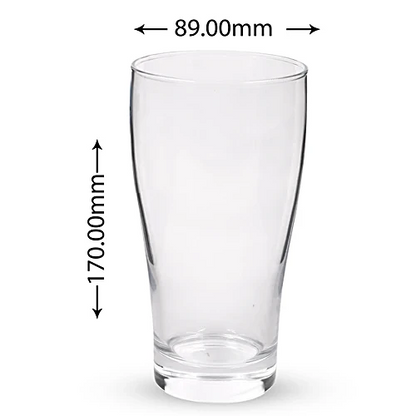 Sanjeev Kapoor - Tropical Beer Glass Set Of 6 Pcs 620Ml With Gift Box