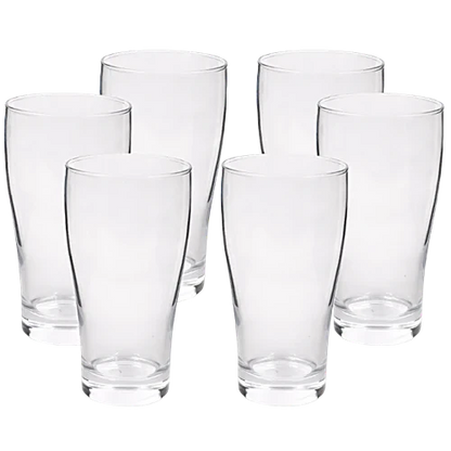 Sanjeev Kapoor - Tropical Beer Glass Set Of 6 Pcs 620Ml With Gift Box