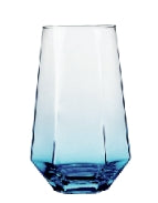 Sanjeev Kapoor - Sky Blue Diamond Beer Glass 575 Ml Set Of 6 Pcs