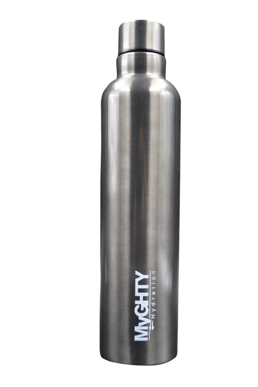 Nouvetta - SICILY SINGLE WALL STEEL BOTTLE 1000 ML GREY