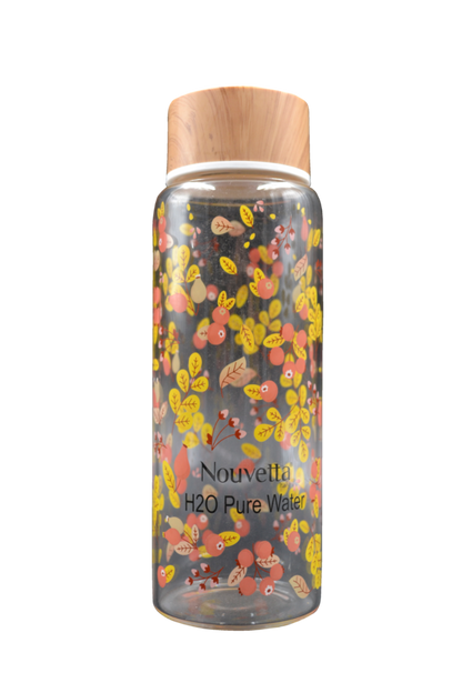 Nouvetta - APRICOT BOROSILICATE PRINTED BOTTLE 750ML