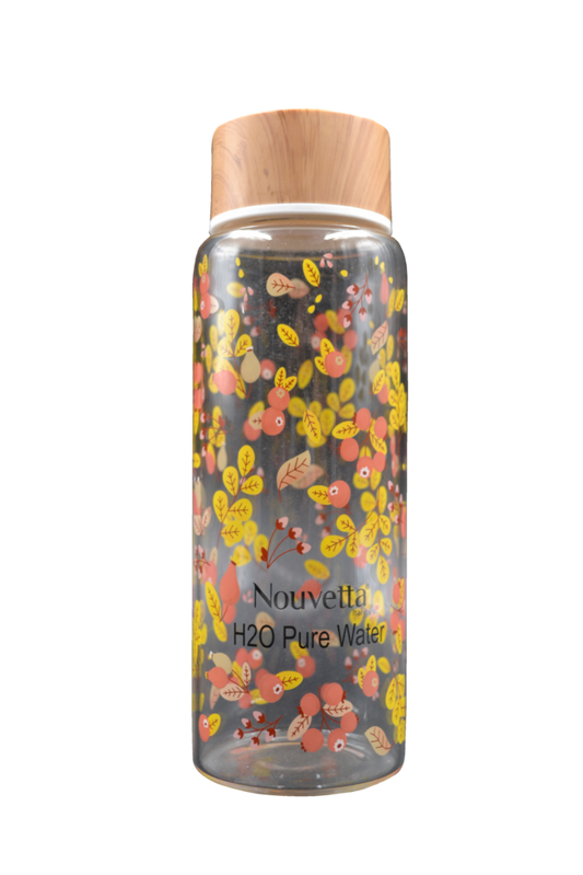 Nouvetta - APRICOT BOROSILICATE PRINTED BOTTLE 750ML