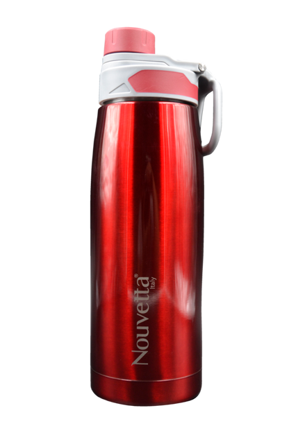 Nouvetta - ZOOM DOUBLE WALL BOTTLE 1000 ML - RED