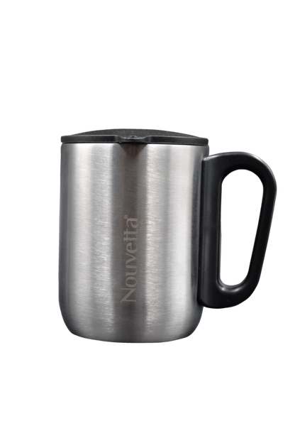 Nouvetta - ALPHA DOUBLE WALL MUG 220ML - STEEL
