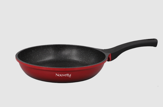 Nouvetta - DIECAST 1 PC FRY PAN 26 CM RED & BLACK