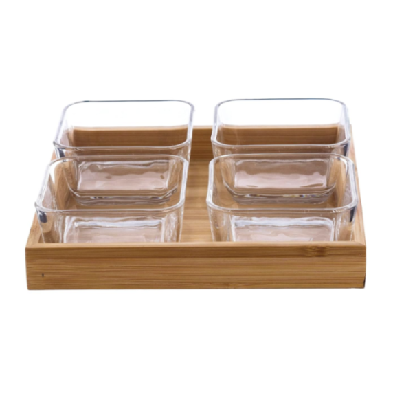 Sanjeev Kapoor - BAHAMAS BOWL & TRAY SET OF 5PCS 270ML