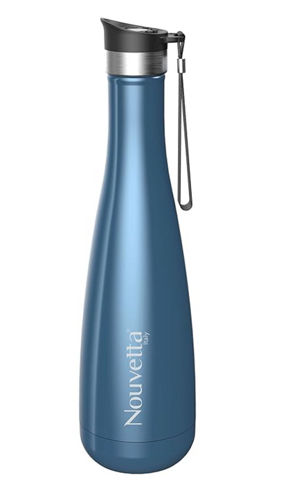 Nouvetta - Luft Double Wall Bottle 750 Ml - Blue Metallic