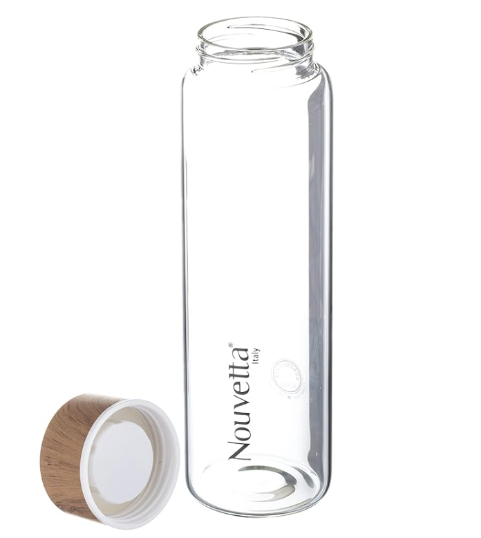 Nouvetta - Lyon Borosilicate Bottle 750 Ml - Wooden Lid