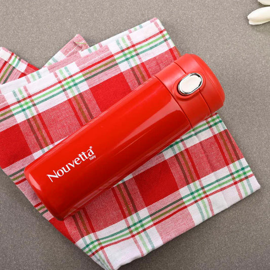 Nouvetta - Happy Double Wall Bottle 450 Ml - Red