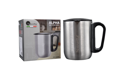 Nouvetta - Alpha Double Wall Mug 220Ml - Steel