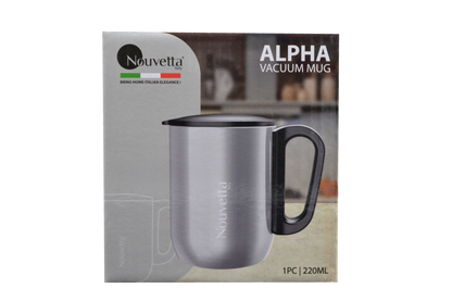 Nouvetta - Alpha Double Wall Mug 220Ml - Steel