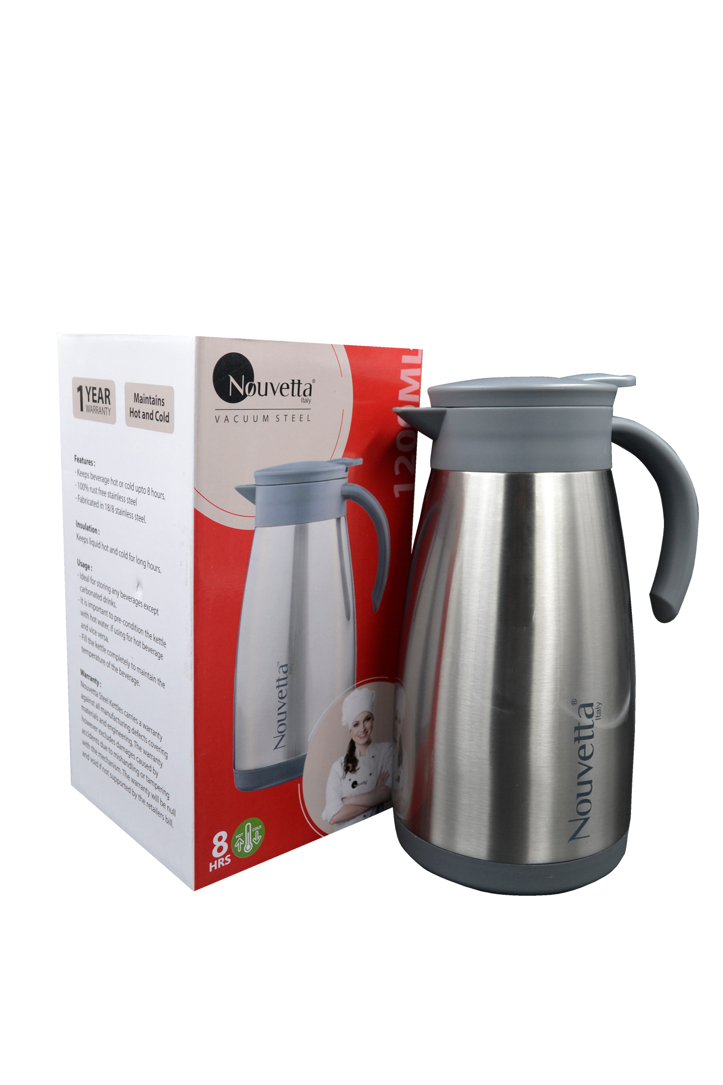 Nouvetta - Caffena Hot And Cold Kettle 1200 Ml