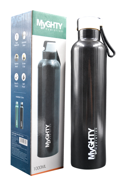 Nouvetta - Champ Singlewall Bottle 1000 Ml Black