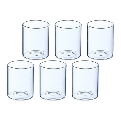 Sanjeev Kapoor - Costa Borosilicate Glass 220Ml Set Of 6 Pcs-With Gift Box