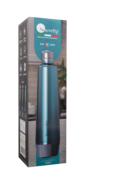 Nouvetta - Eden Double Wall Bottle 750 Ml - Blue