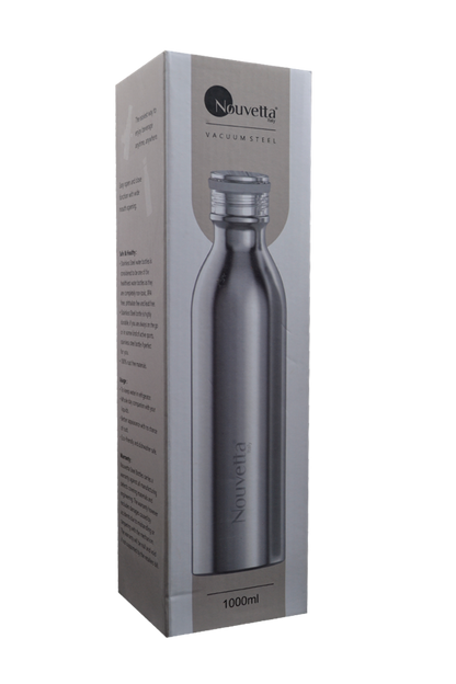 Nouvetta - Indigo Double Wall Bottle 1000 Ml - White