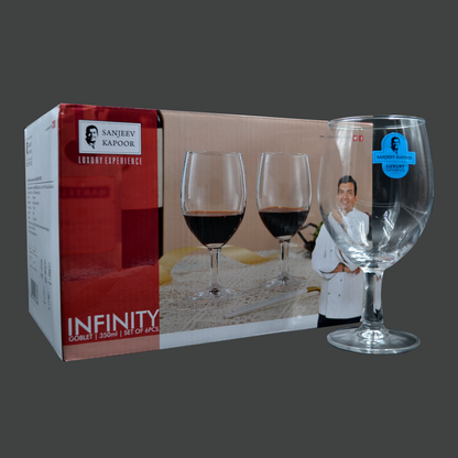 Sanjeev Kapoor - Infinity Goblet 350Ml Set Of 6 Pcs