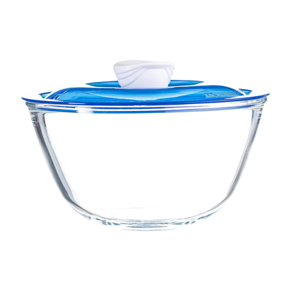 Sanjeev Kapoor - Kingston High Borosilicate Mixing Bowl 1 Pc 1000 Ml - Blue Lid - With Gift Box