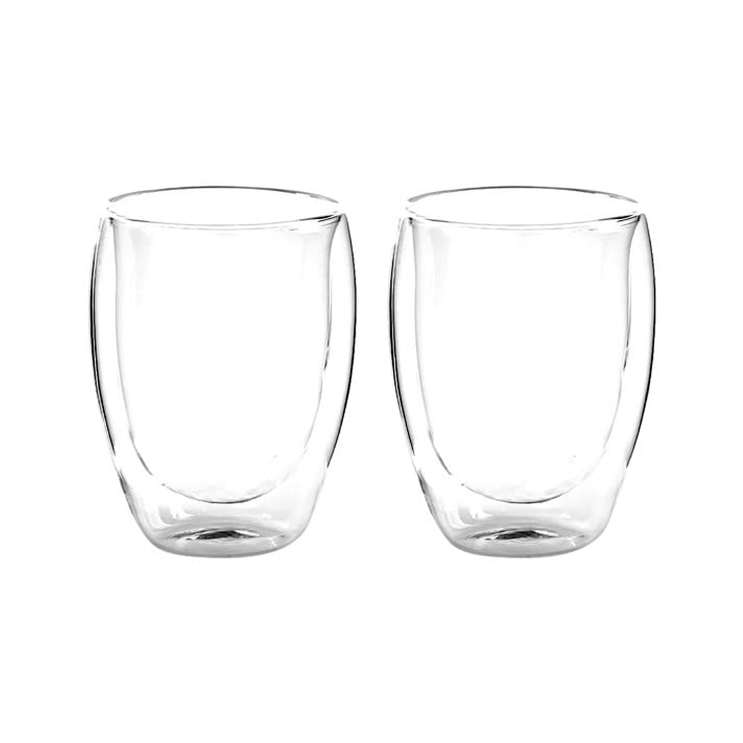 Sanjeev Kapoor - Muscat Double Wall Glass Set Of 2 Pcs 360 Ml- With Gift Box