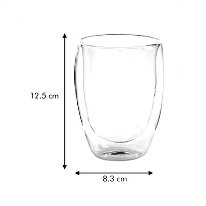 Sanjeev Kapoor - Muscat Double Wall Glass Set Of 2 Pcs 360 Ml- With Gift Box