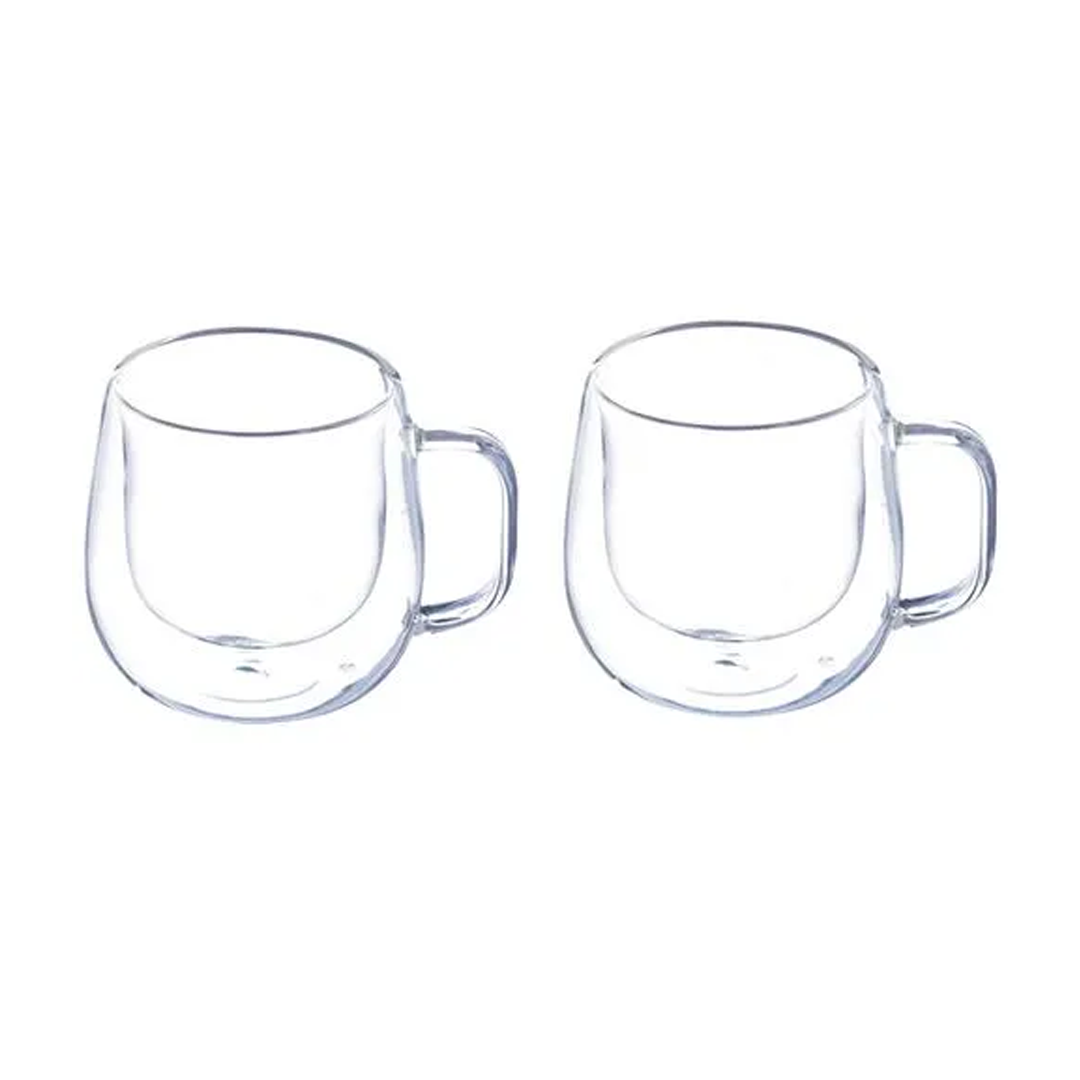 Sanjeev Kapoor - Norway Double Wall Glass Mug Set Of 2 Pcs 280 Ml- With Gift Box