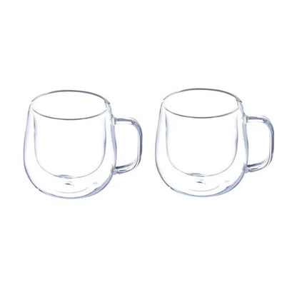 Sanjeev Kapoor - Norway Double Wall Glass Mug Set Of 2 Pcs 280 Ml- With Gift Box