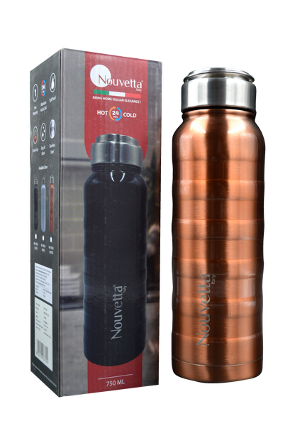 Nouvetta - Skyline Double Wall Bottle 750 Ml - Copper