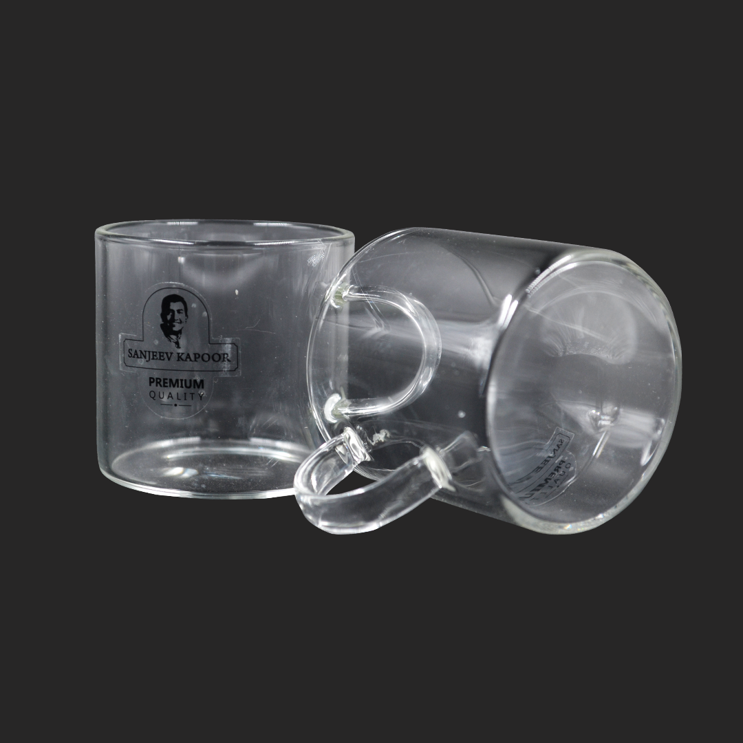 Sanjeev Kapoor - Tucson High Borosilicate Mug130Ml Set Of 6 Pcs-With Gift Box