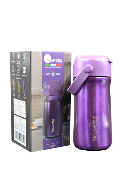 Nouvetta - York Double Wall Bottle 350Ml - Purple