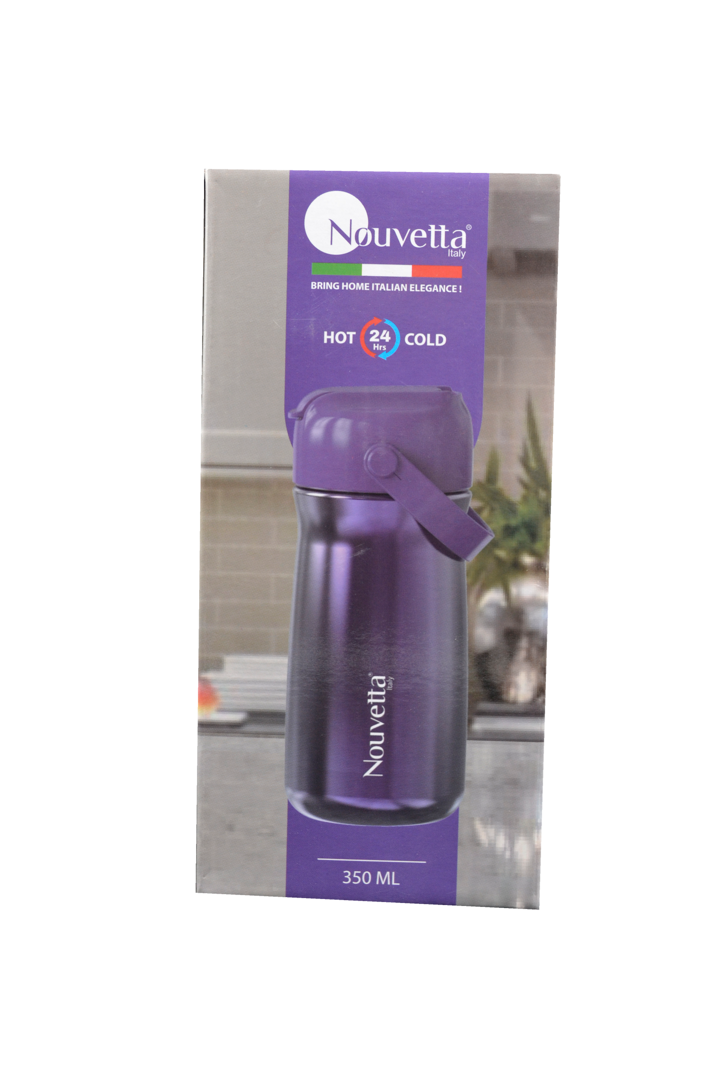 Nouvetta - York Double Wall Bottle 350Ml - Purple